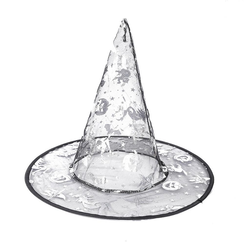 

2026 Gauze Halloween Ball Hat Costume Props Parties Dress Up Funny Costume Cap Cosplay Prop Headwear Halloween Party