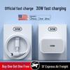 30W Charger Head & Apple Data Cable for iPhone 14/13/12 Pro Max
