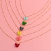 Cute Butterfly Pendant Necklaces for Women Girls Necklace Chain Party Birthday Jewelry Gifts