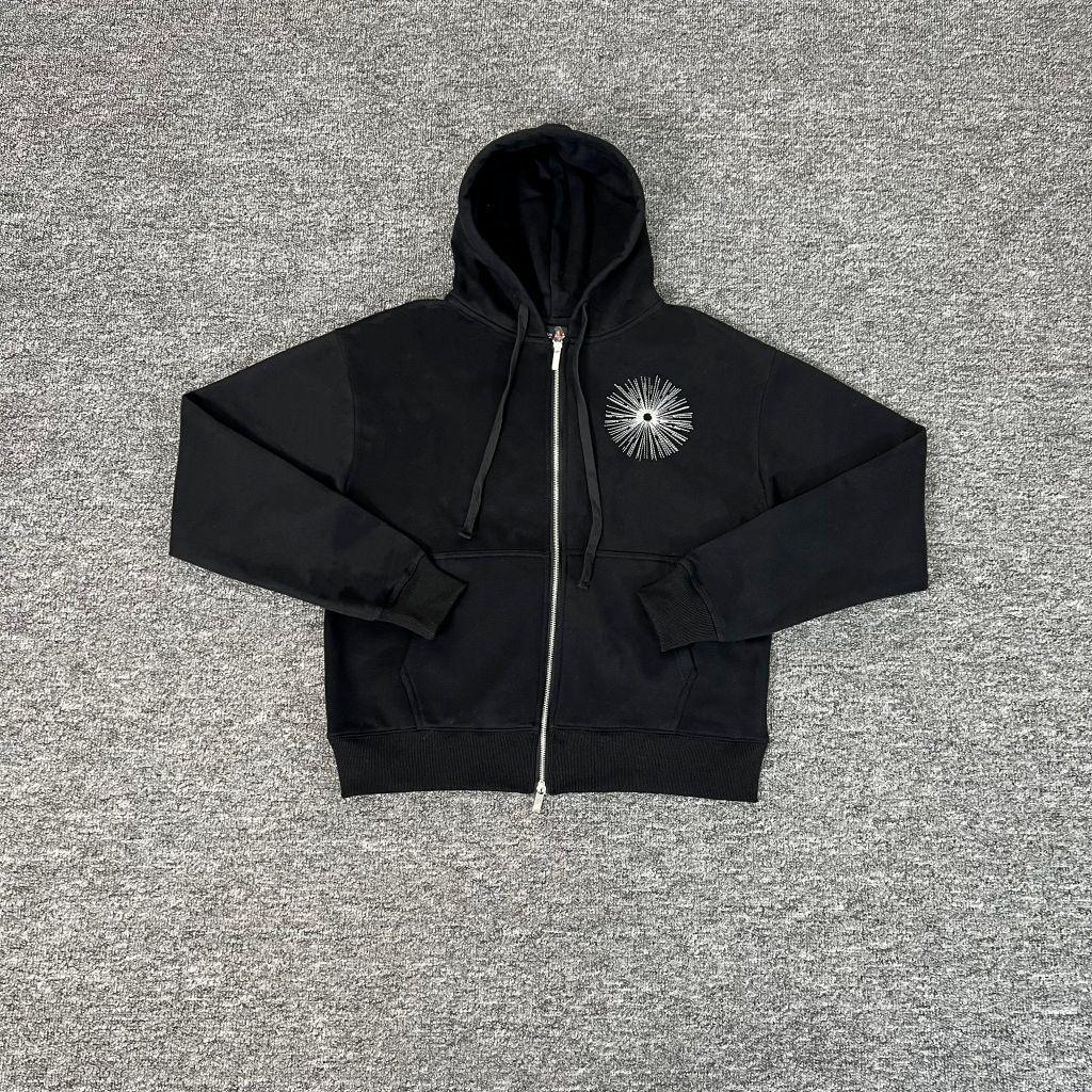 Худи на молнии с вышивкой Derschutze Awakening V2 L чёрный