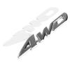 4Wd V6 V8 Stylish Sport Car Auto Badge Emblem Rear Trunk Metal Sticker Decor