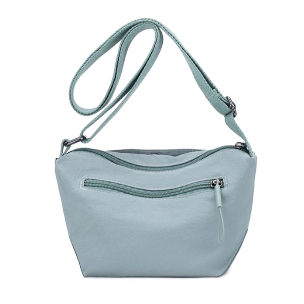 Solid Color Canvas Crossbody Bag Korean Style Single Shoulder Bag Casual Nylon Messenger Bag  Gift