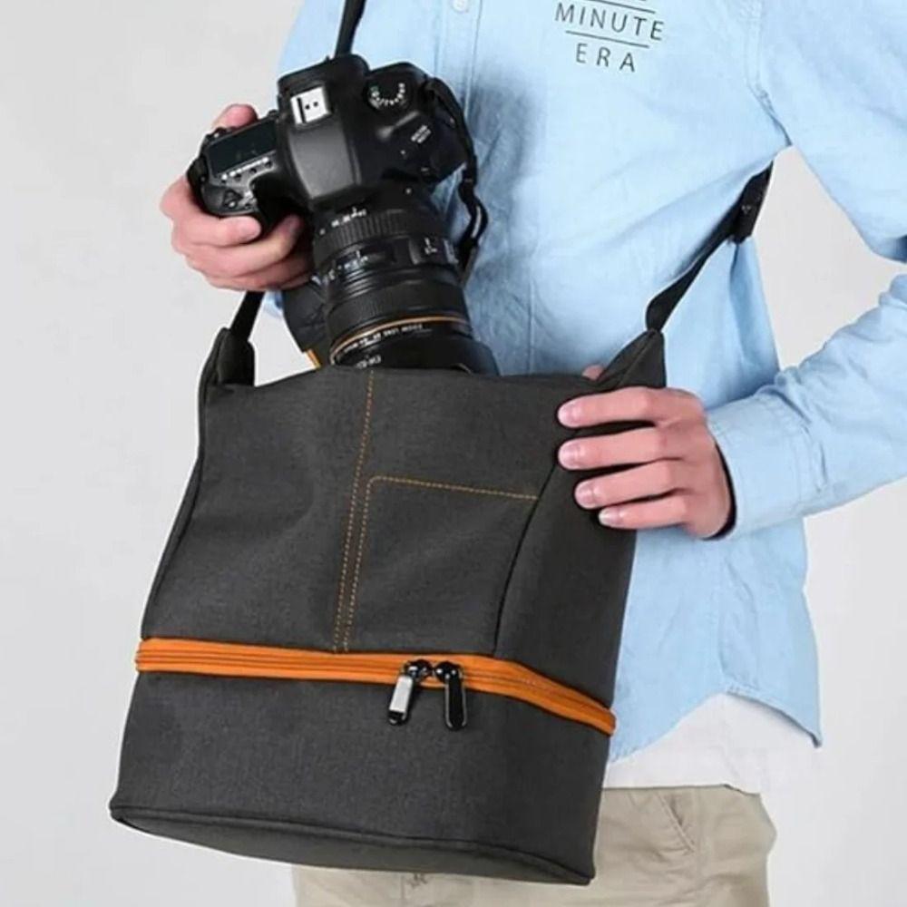 Waterproof DSLR Camera Bag Single Shoulder Camera Handbag Photography Bag Outdoor Travel