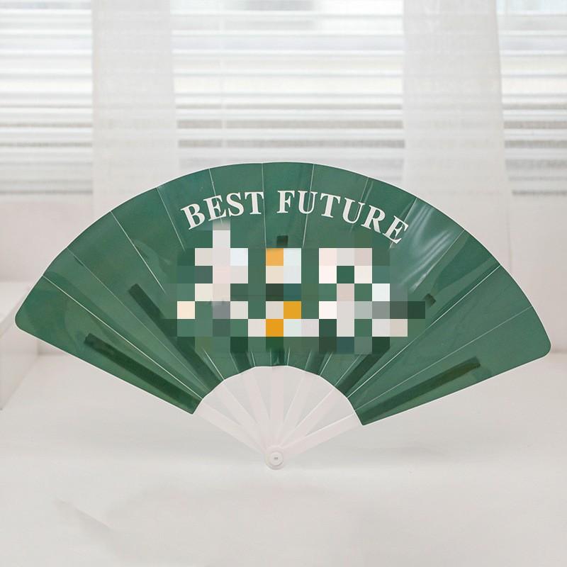 Letní duhový ventilátor skládací ventilátor Cool ventilátor Dětský taneční ventilátor 7palcový hadřík Starožitný plast Dekorace představení do školky