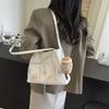 Large Capacity Shoulder Bag Women New Design Striped Tote Bag Nylon Underarm bag  Office Worker