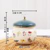 400ML Ceramic Candy Box Moisture Resistant Storage Tea Jar Exquisite Seasoning Box Home Salt Sugar Chili Jar Storage Container