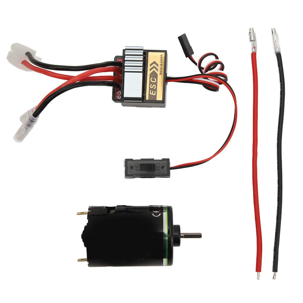 540 Brush Motor with 320A ESC Waterproof High Performance RC Electric Motor for Axial Scx10 90046
