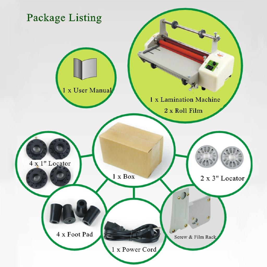 220V 12 Generation 8350T Laminator Four Rollers Hot Roll Laminating Machine A3+