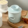 Ceramic Butter Dish with Lid - Airtight Round Cheese and Butter Storage Jar for Kitchen