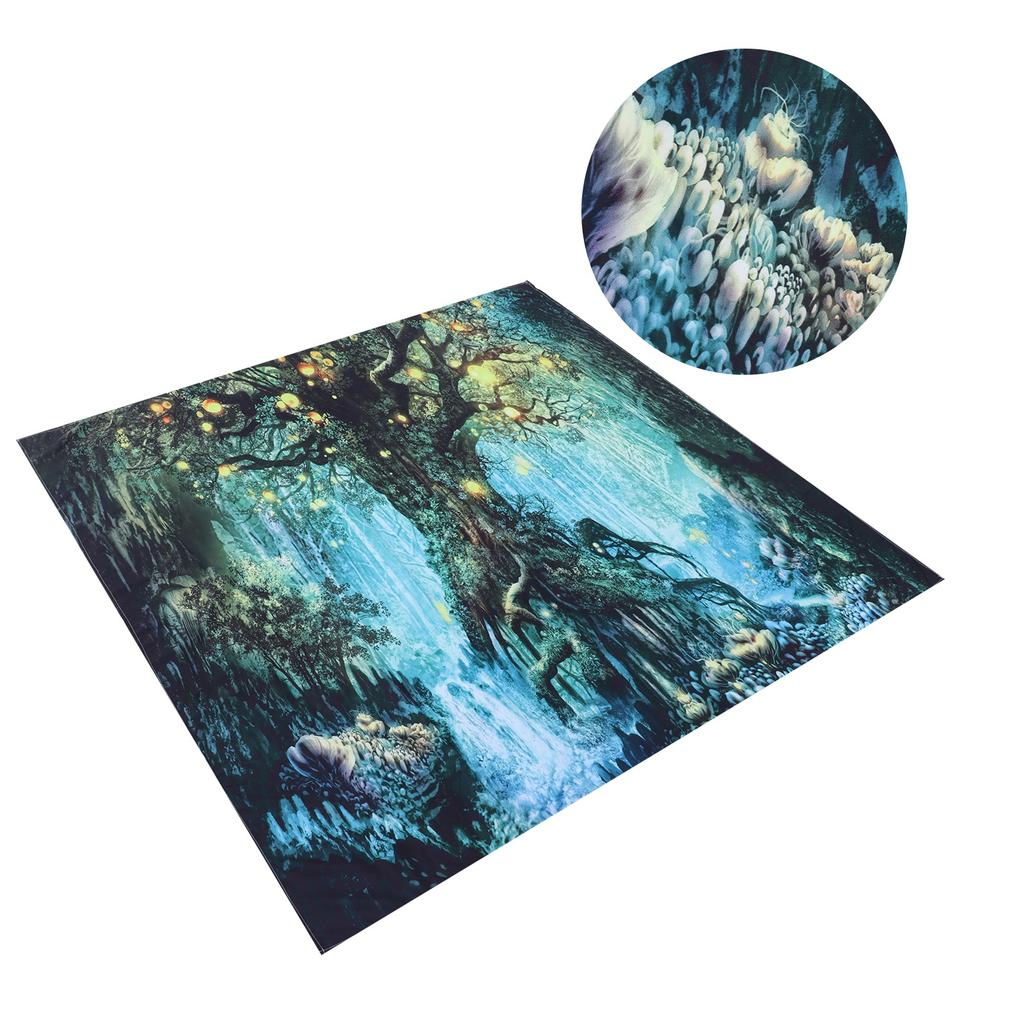 Forest Tree Pattern Tapestry Wall Hanging Beach Blanket Home Background Art Decor