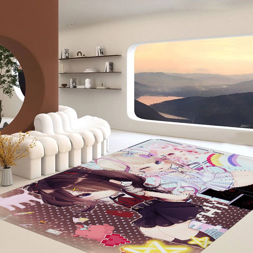 NEEDY GIRL OVERDOSE Floor Mat Kids Room Bedroom Decoration Balcony Anti-Slip Doormat Living Room Welcome Rug