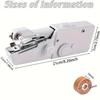 1pc Handheld Sewing Machine Mini Sewing Machine, Portable Sewing Machine Quick Handheld Sewing Tool