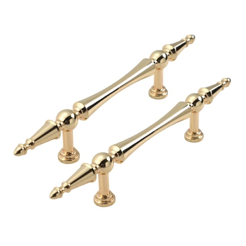 Skříňkové úchytky se zlatou povrchovou úpravou Ergonomický design Hardware odolný proti korozi Jednoduchá instalace Pro kuchyňské skříňky Komody
