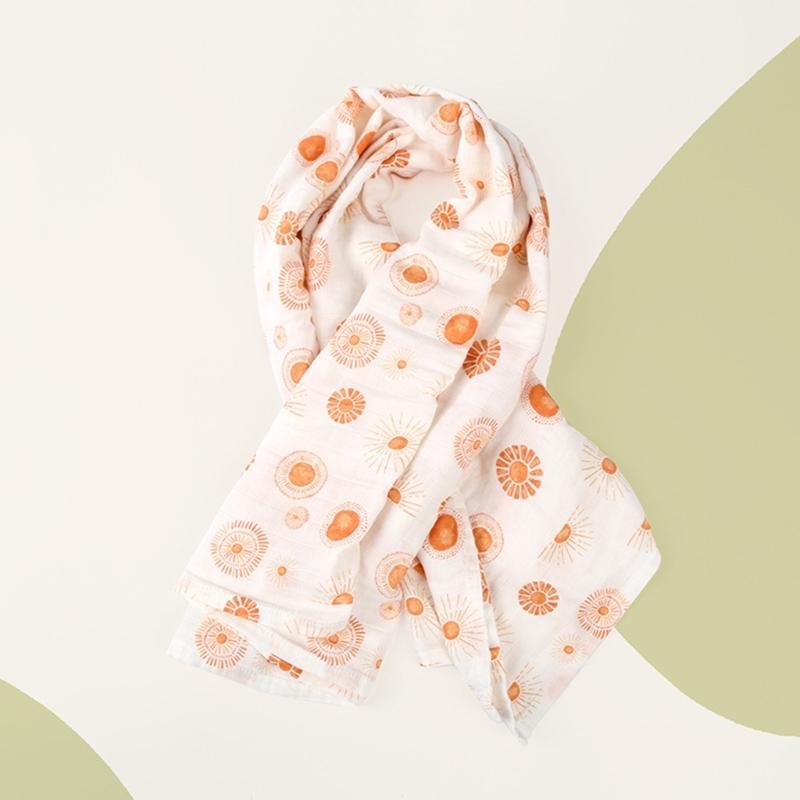 Bamboo Cotton Swaddles Blankets Cartoon Print Baby Blanket Large Size Newborn Blanket Wrap Your Baby in Comforts Style