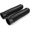 Motorcycle Fork Dust Boots, Rubber Protective Covers Set of 2 for 35mm Fork Tubes, Universal Fit for Off-Road and Street Bikes