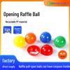 Lottery Ping Pong Ball with Lid for Number Drawing and Prize Tickets