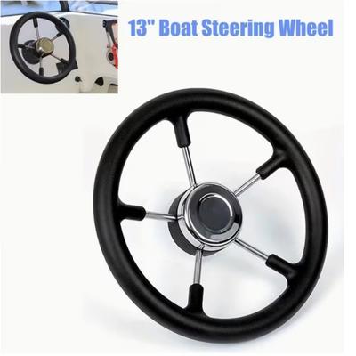 5-Spoke Design Boat Steering Wheel Stainless Steel Yacht Accessories  Boat Accessories