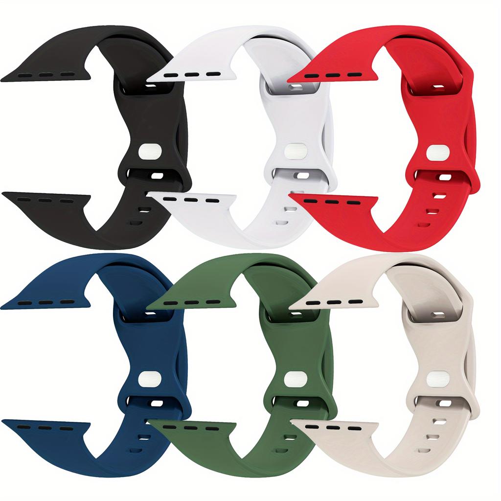 Pulseira de substituição esportiva à prova d'água de silicone