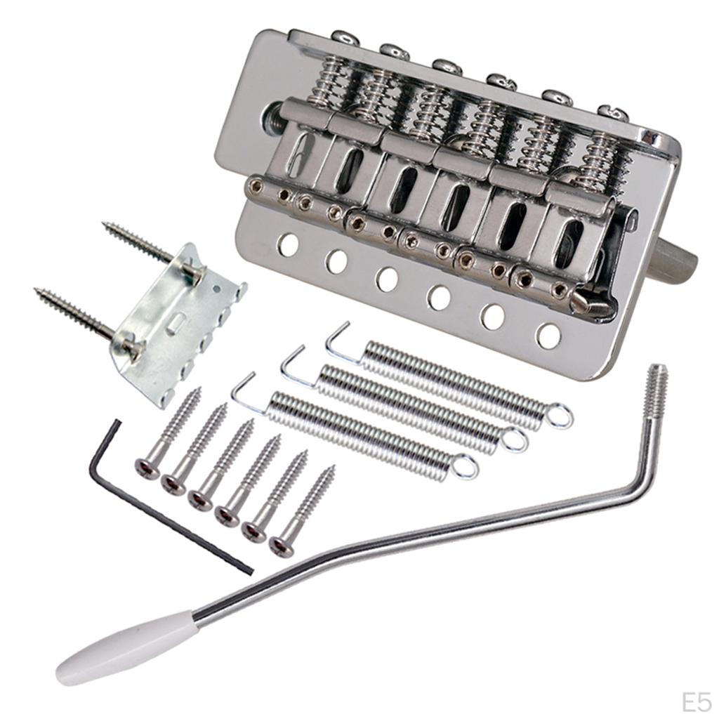 Flache Sattel-Tremolo-Brückensystem für ST E-Gitarre