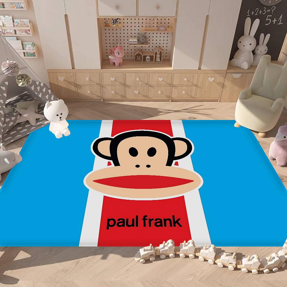L-Luxurious P-Paul Frank Door Mat Nordic Style Bedroom Living Room Doormat Home Balcony Anti-Slip Alfombra