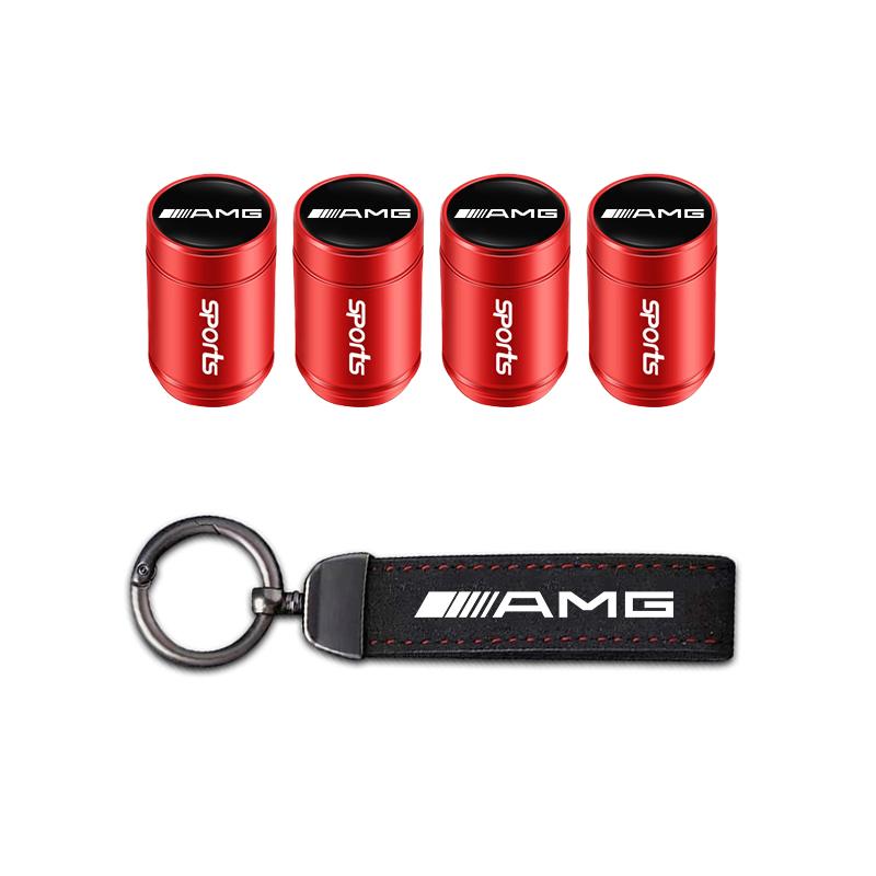 Coprivalvole per Pneumatici Ruote Auto/Portachiavi Anello Portachiavi per Mercedes Benz AMG W203 W205 W206 W211 W220 W212 W201 W210 W108
