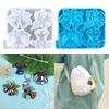 Christmas Combination Bells Keychain Mould Crystal Epoxy Silicone Pendant Mould