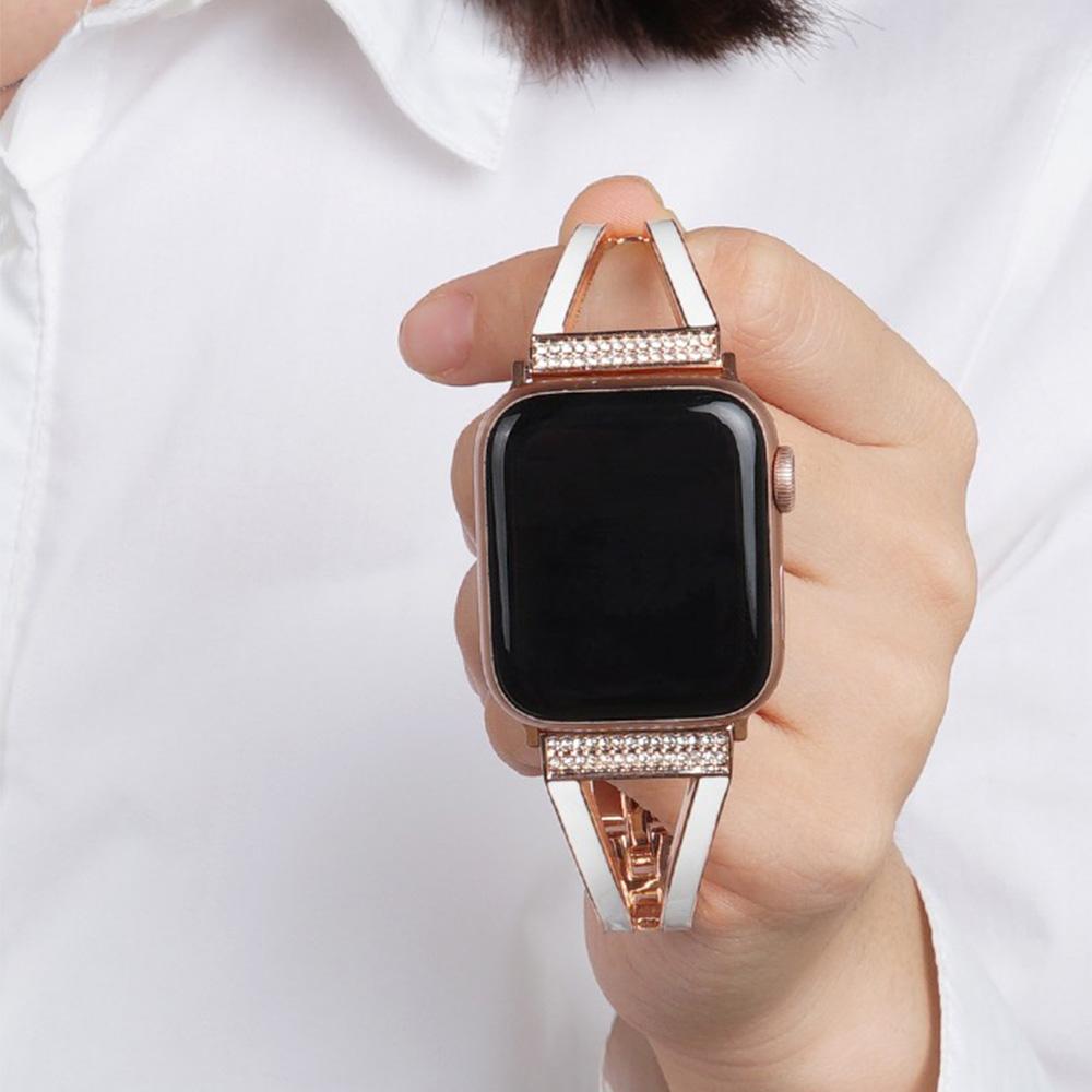 Metallarmband für Apple Watch Ultra 11 10 9 8 7 6 5 4 3 Damen Edelstahl Armband Armband für iWatch Serie 49mm 46mm 42mm 45mm 41mm 44mm 40mm