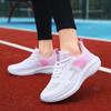 Breathable Single Shoe Sports Shoes Women's Shoes Flat Bottomed Summer Thick Soled Shoes Lightweight Women's Cool Sports Casual Running Shoes