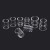 2Pcs TIG Welding Torch Stubby Gas Lens #4-12 Glass Set Professional Welding Tool Parts for WP17 WP18