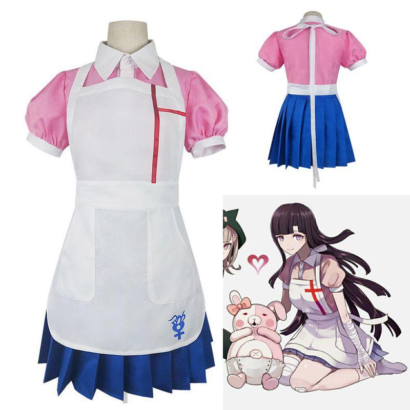 Anime Danganronpa Mikan Tsumiki Halloween Party Costume Suit