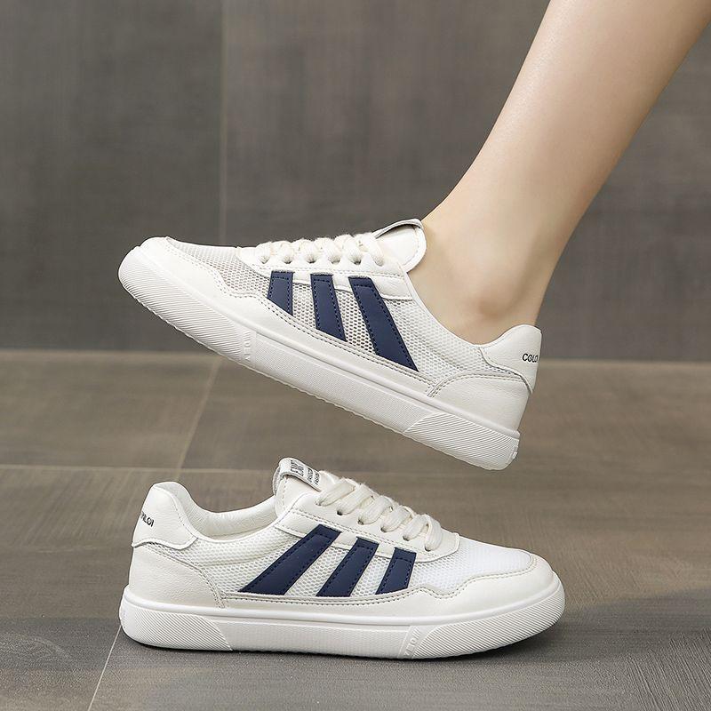 

Flat white shoes women s shoes summer new summer student versatile casual board shoes sports 35 синій