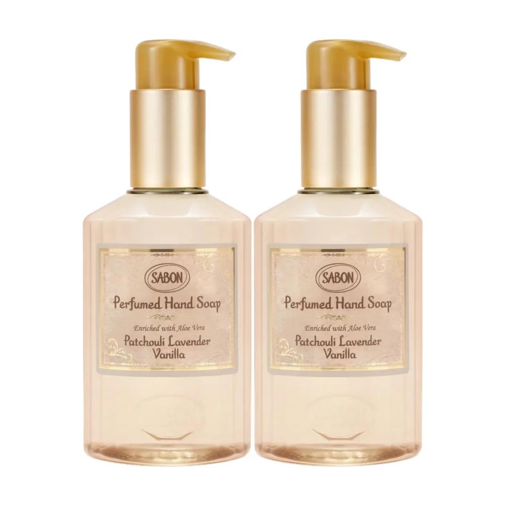 Sabon Perfumed Hand Soap Patchouli Lavender Vanilla 200ml, 2 pieces