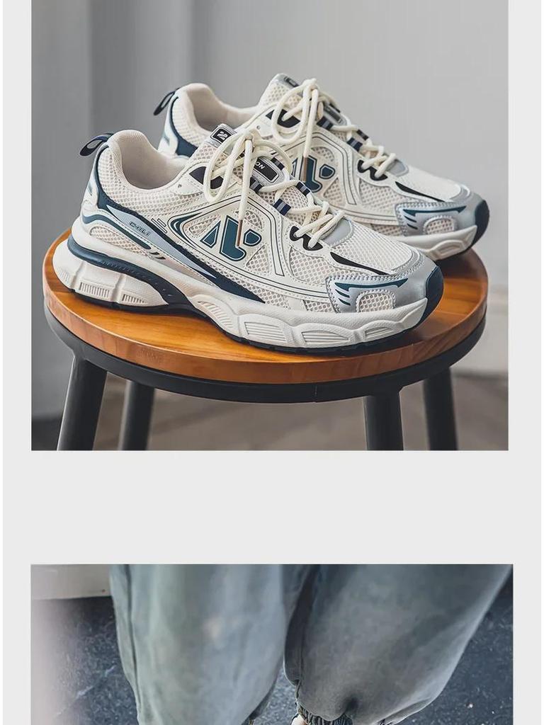 Herren Trendige Plateau-Sneaker, Herbst/Winter 2024: Stilvolle Sport- & Freizeit-Laufschuhe