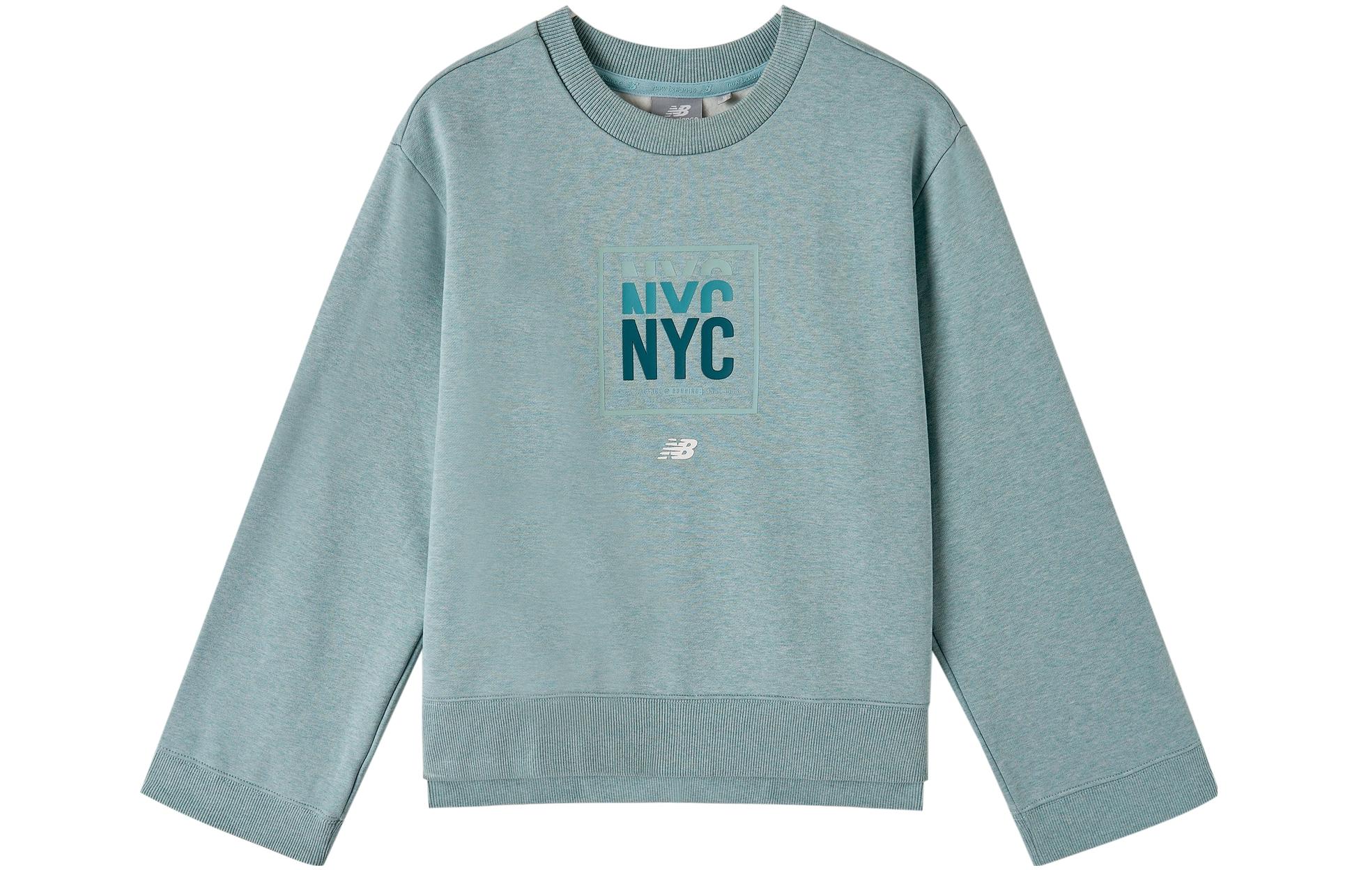 New Balance Sweatshirts Women s Mint Green Crew Neck Moderate Other NC74S032-MNT M