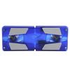Laptop Cooling Pad Cooler Foldable Portable USB Dual Fan Transparent LED Blue Light DR‑2008G