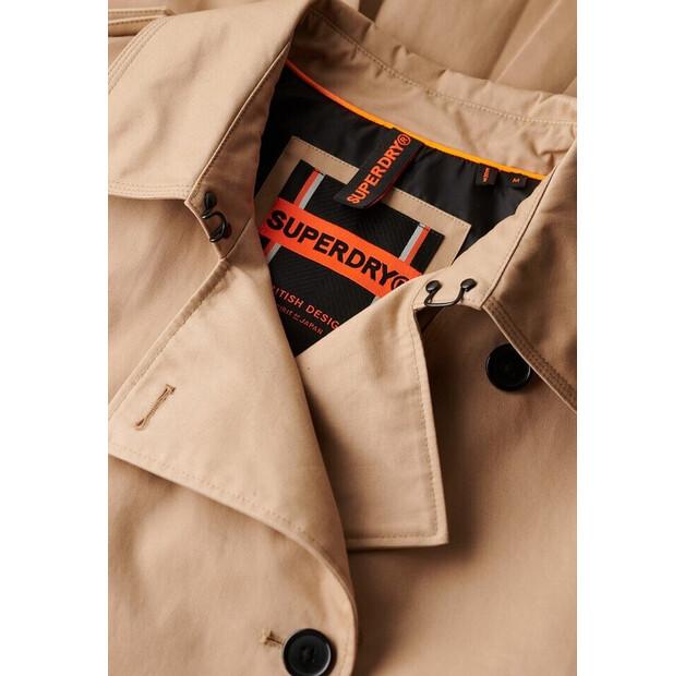 Тренчкот женский Superdry W5011871A бежевый/белый