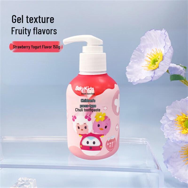 Shuke Kids Strawberry Yogurt Gel Toothpaste