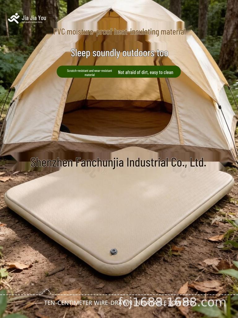 Aufblasbare Outdoor-Campingmatratze - Tragbares Luftkissenbett
