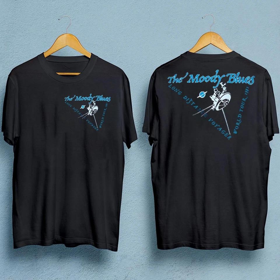 NEW The Moody Blues band 2 sides  Black All Sizes S to 5XL Unisex T-Shirt XXXXL