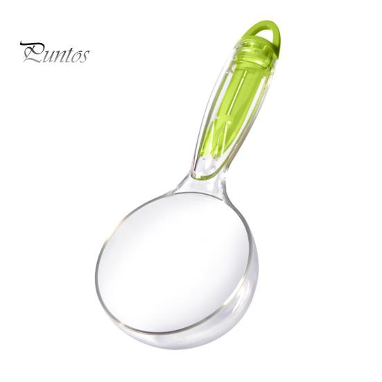 

Совок для корма для домашних животных емкостью 200 мл, многофункциональная ложка для корма для собак, кошек, птиц, герметичный зажим для хранения еды зелёный