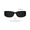 Prada Logo Rectangular Sunglasses Women Sunglasses Black 0PR14YS1AB5S0