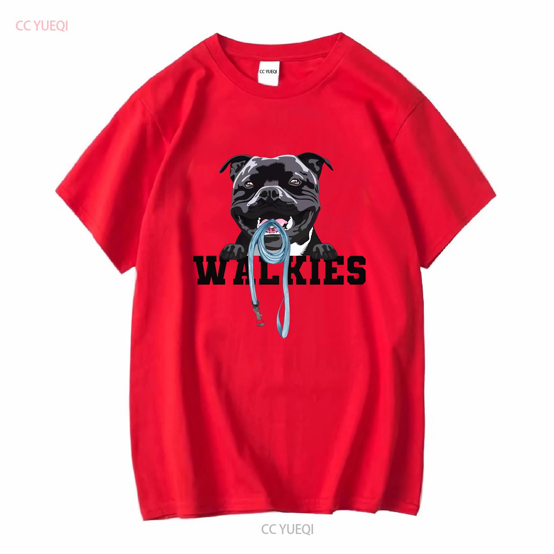 Staffordshire Bull Terrier shirt Staffie t tee Dog shirts Lover s Dad Mom Mens long or short sleeves vintage Washed S