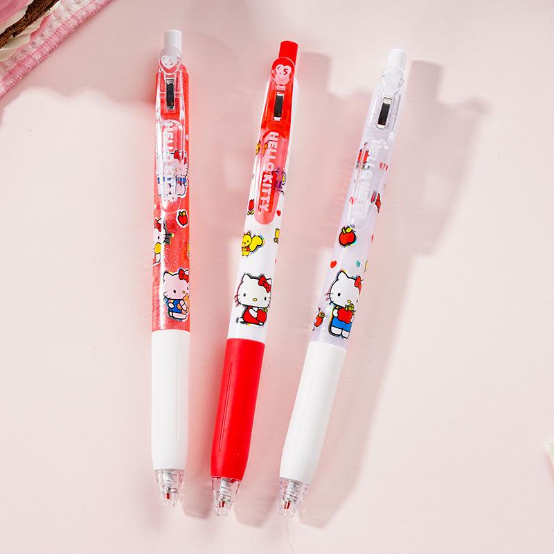Hello Kitty Student Exam Ballpoint Pen - Smooth Click ST Nib Stationery