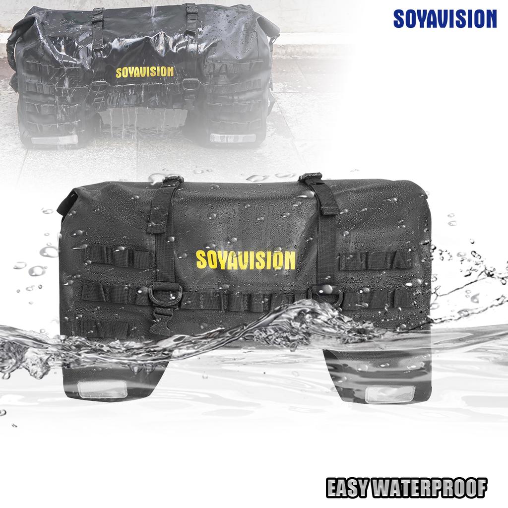 SOYAVISION 20L 50L 70L 80L 100L Motorcycle Waterproof Tail Bag Travel Outdoor Luggage Bag Motorcycle Seat Bag