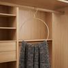 4Pcs Sturdy Round Metal Scarf Hanger Closet Storage Rack for Scarves Shawls Ties Belts Maximize Wardrobe Space Neat Display