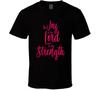 Die Freude des Herrn ist meine Stärke Christliches Geschenk Premium T-Shirt
