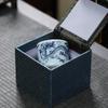 MULTIPOTENT Antique Blue & White Porcelain Dragon Tea Cup