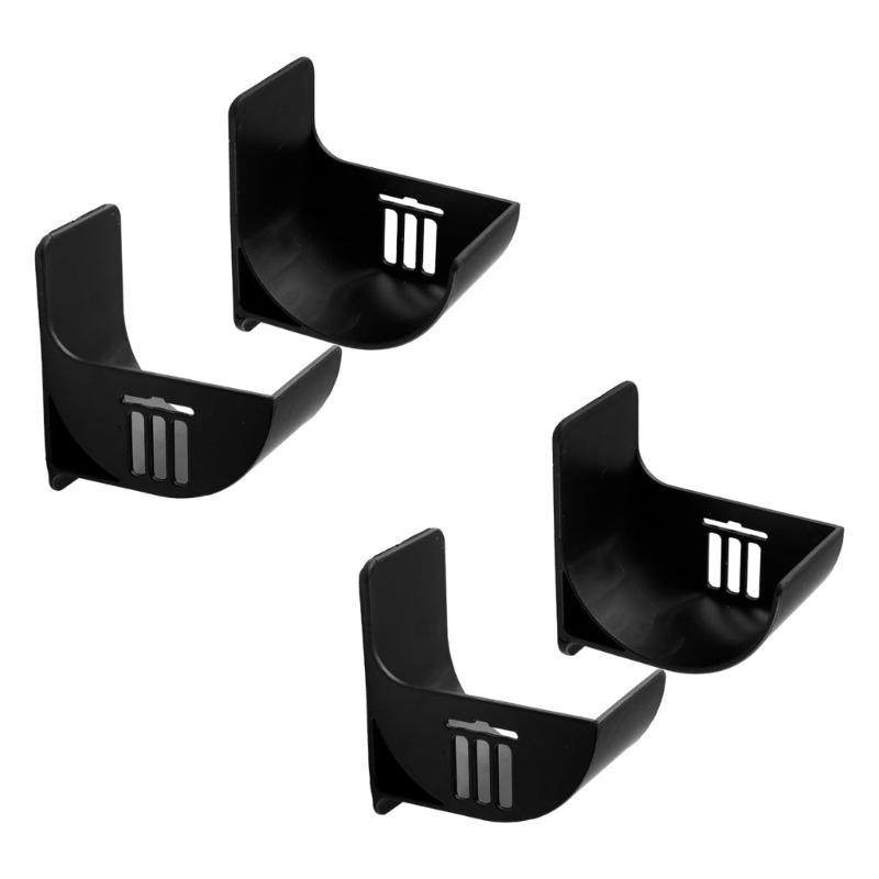 Набор из 4 многоцелевых держателей для мусорных пакетов самоклеящиеся настенные органайзеры для решения проблемы хранения на кухне и в ванной комнате чёрный 634₽