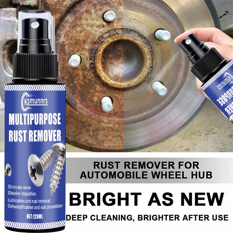 

Car Maintenance Iron Powder Cleaning Super Rust Remover Cleaner Multi Purpose Rust Remover Spray MetalSurface Chrome Paint 100ml