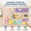 Montessori Locking Toy Busy Board For Toddlers Educational Fine Motor Skills Training